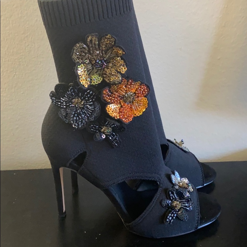 Steve Madden Embellished High Boot Heel